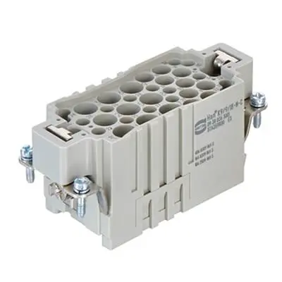 Produktfoto 1 von HARTING Han Com Hochleistungssteckverbinder-Einsätze und -Module Stecker, 36-polig 40A, Stromversorgungssteckverbinder