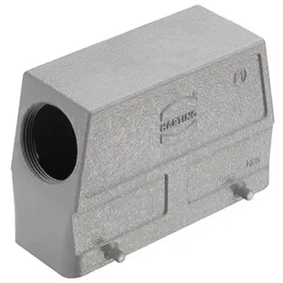 Produktfoto 1 von HARTING Han B Haube Doppelter Hebel 2, Kabel 24B Haube, IP65, IP66, IP67