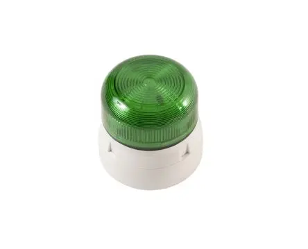 Produktfoto 1 von Klaxon QSB LED, LED Filament/Warnsummer, Blinkend/Statisch, Filament/Warnsummer Signalleuchten 230V Grün, Grün