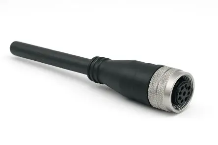 Produktfoto 1 von Leuze KD Series Kabel, 5-adrig x 0.34 mm² Ungeschirmt Schwarz, 2000 mm, Polyurethan