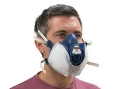 Produktfoto 1 von 3M 4000+ Series Atemmaske One Size, Übersprühschutz