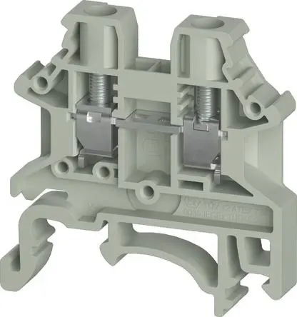 Produktfoto 1 von Wieland Anschlussklemmenblock DIN-Schiene 1 Grau, 4mm², 1000V Schraubbefestigung