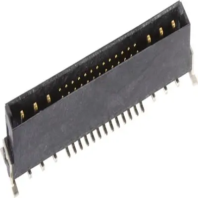 Produktfoto 1 von HARTING Har Flex Stiftleiste Gerade, 32-polig / 2-reihig, Raster 2.54 mm Raster Oberfläche, Motherboard-zu-Tochterkarte,