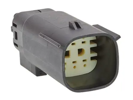Molex 33482 Steckverbinderbaugruppe, Kabel, Kfz-Steckverbindergehäuse, Crimpbefestigung, Stecker, 6-polig, Steingrau /