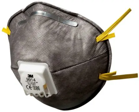 Produktfoto 1 von 3M 9000 Staubschutzmaske mit Ventil FFP1 EN 149:2001 + A1:2009, CE Eingegossen 100 pro Paket Stück