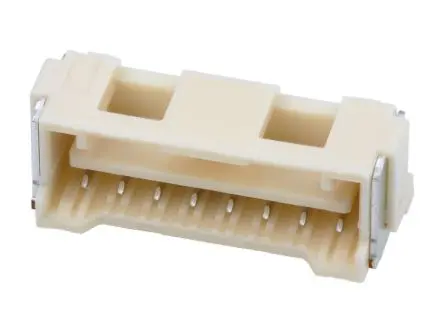Produktfoto 1 von Molex 502443 Leiterplatte Vertikal, 8-polig / 1-reihig, Raster 2 mm Raster Oberfläche, Kabel-Platine, Ummantelt
