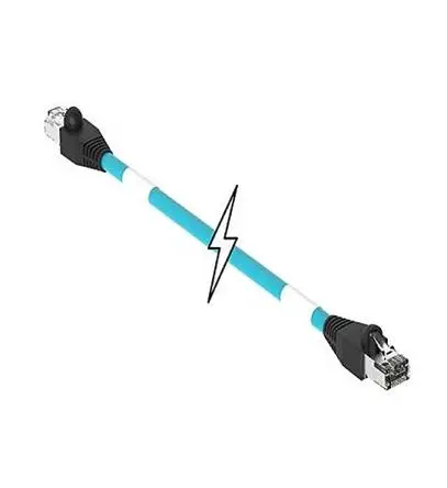 Produktfoto 1 von Molex 84702 Cat5e Ethernet, 4 m, Blaugrün, A Gerade Stecker, B Gerade Stecker, Thermoplastisches Elastomer Ungeschirmt