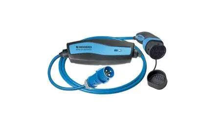 Produktfoto 1 von MENNEKES Stecker EV-Ladekabel, 1-phasig, 16A Nennstrom, 7160 mm, Abgeschlossen, 250V, IP69K