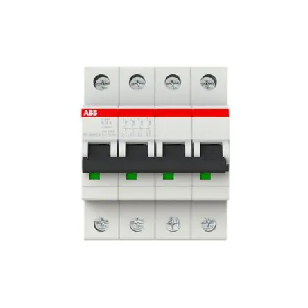 Produktfoto 1 von 2001 Technology S200 Miniaturüberlastschalter Typ K, Pol 4-polig 4A 440V ac, Abschaltvermögen 20 kA S200 110 V