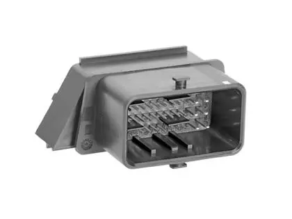 Produktfoto 1 von Molex 47732 Leiterplattenleiste, gewinkelt, CMC-Stiftsockel, Lot, 36-polig, Schwarz / 3-reihig