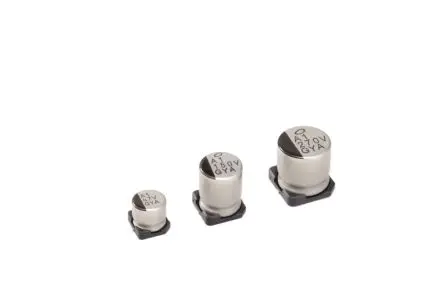 Produktfoto 1 von Nichicon GYA SMD Elektrolytkondensator 470 μF 20 % / 35V Radial, Ø 10 mm x 5.8 mm, 125 °C