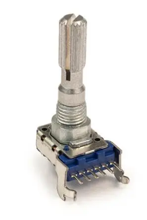 Produktfoto 1 von Bourns PRS11R Hinten Drehen Potenziometer 10000 Ω 20 % / 0.05 W, Schaft-Ø 6 mm