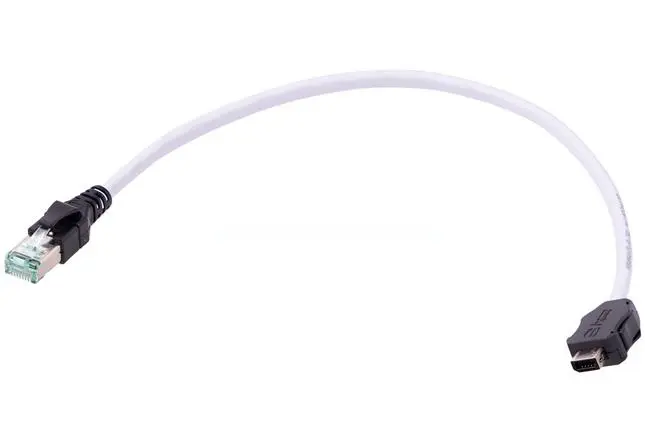 Produktfoto 1 von HARTING IX Industrial Cat6a Kabel assembliert, 7.5 m, Weiß, A IX Industrie Stecker, B RJ45 Stecker Abgeschirmt,