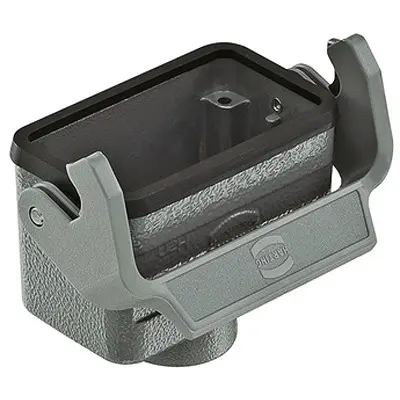 Produktfoto 1 von HARTING Han B Gehäuse Einhebel, Kabel 10B Kupplungsgehäuse, IP65