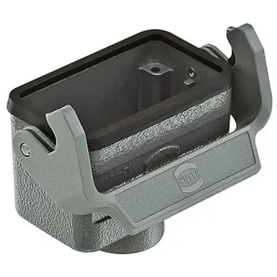 Produktfoto 1 von HARTING Han B Gehäuse Einhebel 1, Kabel 10B Kupplungsgehäuse, IP65