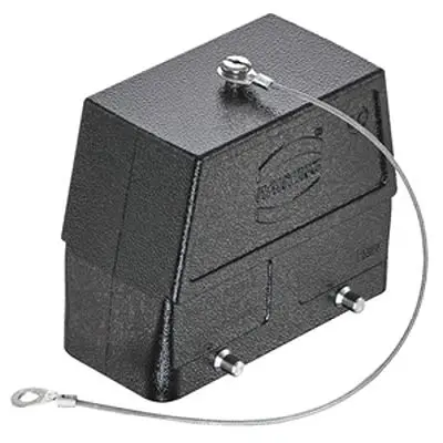 Produktfoto 1 von HARTING Han M Haube Doppelter Hebel 2, Kabel 16B Haube, IP65, IP66, IP67
