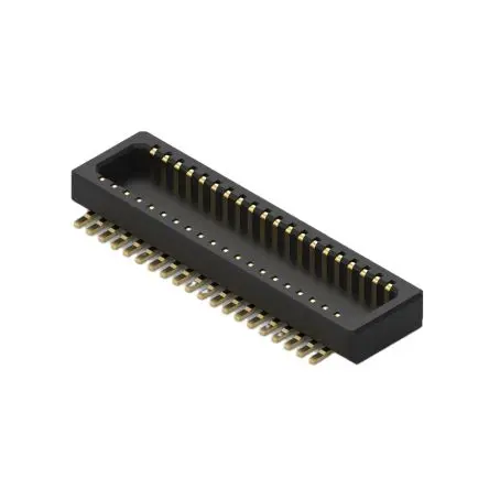 Produktfoto 1 von Wurth Elektronik WR-BTB Buchsentülle Vertikal, 40-polig / 2-reihig, Raster 0.5 mm Raster Oberfläche, Platine-Platine,