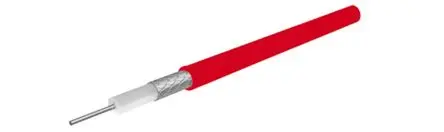 Produktfoto 1 von Huber+Suhner SUCOFORM Handformbar Koaxialkabel, Verlegekabel, 50 Ω, 100 m, Aussen ø 6.8 mm Außen-ø , Blau