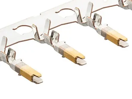 Produktfoto 1 von Molex 213028 Crimp-Anschlussklemme, Stecker Crimpbefestigung 26 AWG, Gold 24 AWG