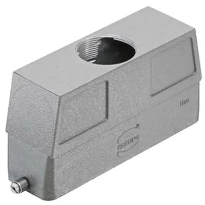 Produktfoto 1 von HARTING Han B Haube Einhebel 1, Kabel L32B Haube für obere Kabeleinführung, IP65