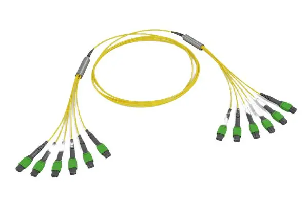 HellermannTyton Connectivity Rapidnet Fibre LWL-Kabel 3 m, Raucharm halogenfrei Gelb