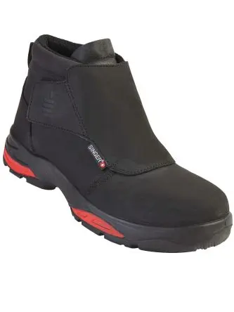 Produktfoto 1 von SINGER SAFETY ETNA Unisex Sicherheitsschuhe Schwarz, Rot Videosignal, Größe 35 / UK 2