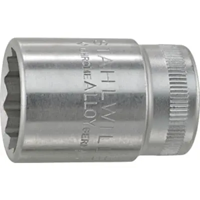 Produktfoto 1 von STAHLWILLE 1/2 in Bi-Hex Buchse SW 16 mm Vierkant x 38.00 mm