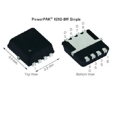 Produktfoto 1 von Vishay SQS484CENW N-Kanal, Oberfläche MOSFET Erweiterung 40 V / 16 A 6.25 W, 8-Pin PowerPAK 1212-8 W