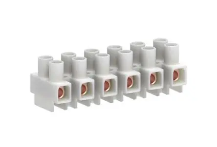 Produktfoto 1 von Molex Anschlussklemmenblock Vertikal Edelstahl 2-reihig 40A, Raster 12 mm, 600V