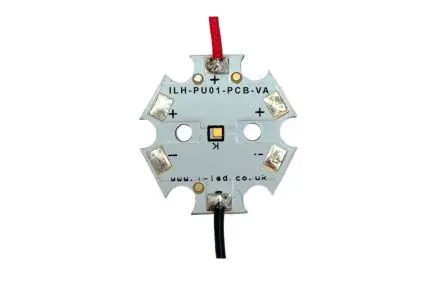Produktfoto 1 von Intelligent LED Solutions ILH Schraubanschlussklemme LED Weiß 3 V, Cluster 4-LEDs, 120° Chip-Skala