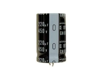 Produktfoto 1 von Nichicon LGN Oberfläche Aluminium-Elektrolyt-Kondensator 100 μF Einrastbar 20 % / 450V SMD, Ø 25 mm x 25 mm x 25 mm, 105