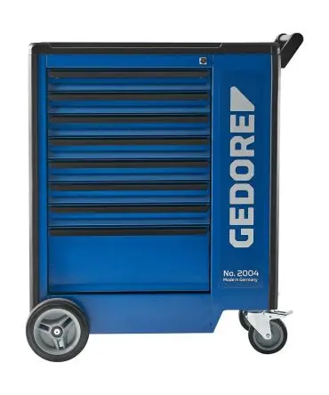 Produktfoto 1 von Gedore Blech Werkzeugwagen, Typ Werkzeugwagen 8 Schubladen mit Rädern, 1.02 mm x 605mm x 865 mm