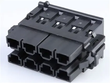 Produktfoto 1 von Molex 43914 Buchse Gehäuseanschluss 10 mm, 8-polig / 2-reihig Horizontal, Kabel