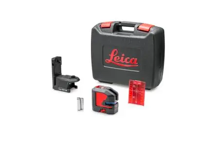 Produktfoto 1 von Leica 864427 Lasernivelliergerät 635 nm ± 0.2 mm Innenbereich, Außenbereich Laserfarbe Rot, 1