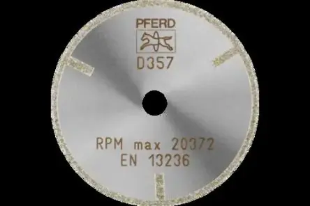 Produktfoto 1 von PFERD Rüggeberg France Line SG STEELOX Ø 75 mm / Stärke 2 mm, Korngröße D 357 Grob 1 Stück