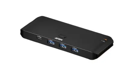 Produktfoto 1 von Aten, USB 3.2 Gen 1 USB-Schalter, 6 USB Ports, USB, Busbetrieben T: 1.52 cm H: 5.65 cm B: 14.5cm