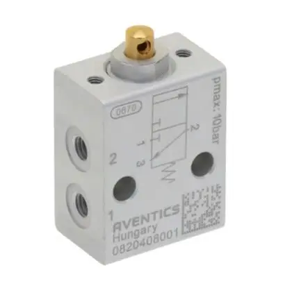 Produktfoto 1 von EMERSON – AVENTICS, Hebel AP Wegesteuerventil, Metrisch M5, Aluminium