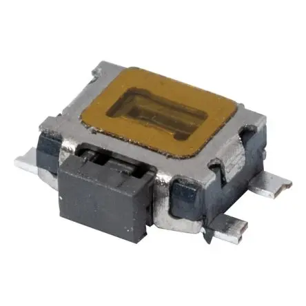 Produktfoto 1 von C & K Taster SPST, SMD 50mA Tastend Schwarz SMD B. 3.6mm L. 3.5 mm