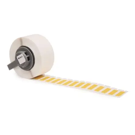 Brady Etikett B. 17 mm für M610 750 Pro Rolle auf Weiß 6 mm Gelb Nylonstoff