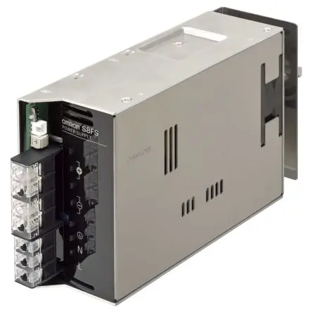 Produktfoto 1 von Omron S8FS Einbau-Schaltnetzteil 1 24V dc 600 W, DIN-Hutschiene 240V ac