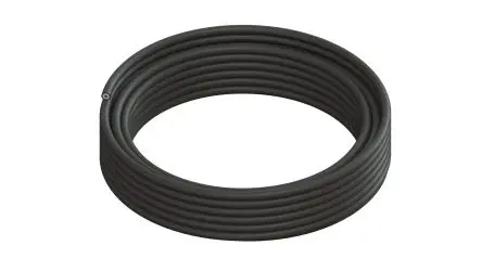 Produktfoto 1 von CALTEST Messleitung 12A, Schwarz Silikon-isoliert 10 m, 1000V
