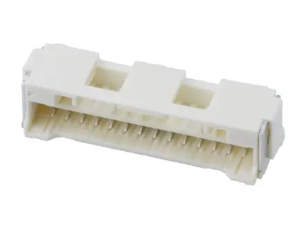 Produktfoto 1 von Molex 502584 Buchsen Vertikal, 14-polig / 1-reihig, Raster 1.50 mm Raster Oberfläche, Kabel-Platine, Ummantelt