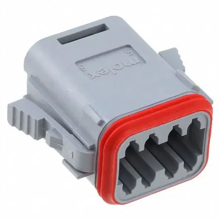 Produktfoto 1 von Molex 93445 Crimpgehäuse, Kabel, Stecker, Crimpbefestigung, Buchse, 12-polig, Grau / 2-reihig