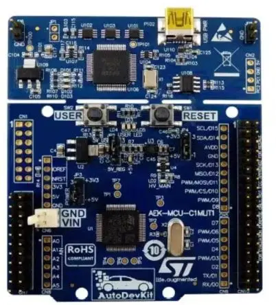 Produktfoto 1 von STMicroelectronics MCU, Entwicklungstool Entwicklungsboard 32-Bit-MCU SPC582B60E1