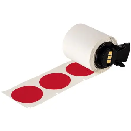 Produktfoto 1 von Brady Etikett B. 33.32 mm für BMP61 250 Pro Rolle auf Weiß Rot Vinyl