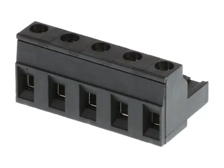 Produktfoto 1 von Molex 39371 Printklemme gewinkelt, 5-polig / 1-reihig, Raster 7.50 mm