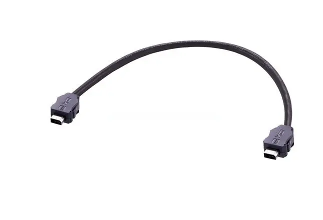 Produktfoto 1 von HARTING IX Industrial Cat7 Kabel assembliert, 0.5 m, Schwarz, A IX Industrie Stecker Abgeschirmt Stecker, B Ix