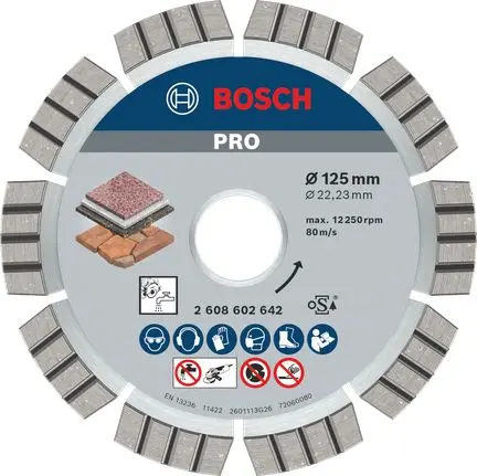 Produktfoto 1 von Bosch Pro Stone Ø 125 mm 1