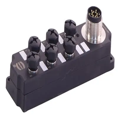 Produktfoto 1 von HARTING 9.07004101e+12 Verteilerkasten 6 Anschlüsse, M8-Steckverbinder