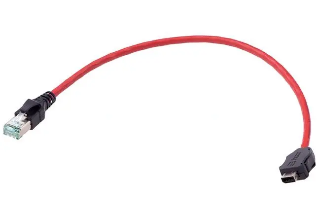 Produktfoto 1 von HARTING IX Industrial Cat6a Kabel assembliert, 10 m, Rot, A IX Industrie Stecker, B RJ45 Stecker Abgeschirmt, Raucharm,